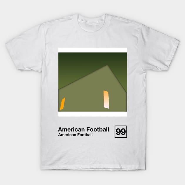 American Football / Minimalist Graphic Artwork Design T-Shirt by saudade